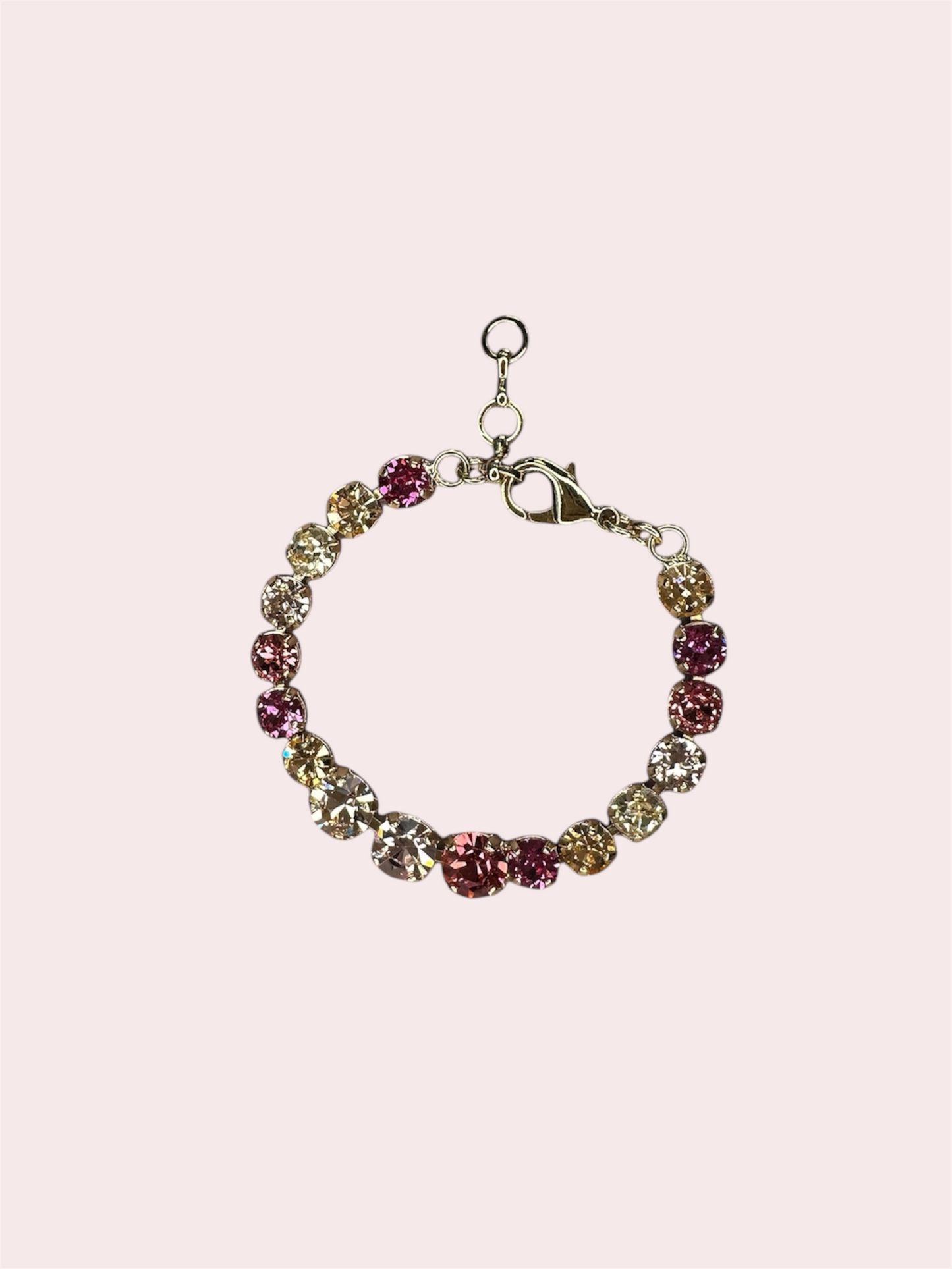 Blush-Fuchsia-Gold-Armband-swarovski